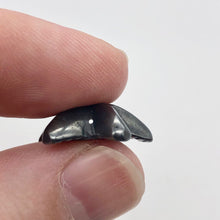 Load image into Gallery viewer, Hand Carved Hematite Starfish Pendant Beads | 20.5x20.5x7mm | Graphite - PremiumBead Alternate Image 10