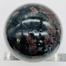 Load image into Gallery viewer, Garnet Scry Sphere Round | 3" | Red/Black | 1 Sphere |