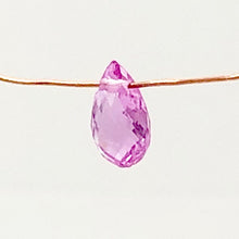 Load image into Gallery viewer, AAA Natural Brilliant Pink Sapphire .25cts Briolette Bead | 1 Bead |