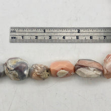 Load image into Gallery viewer, Botswana Agate Faceted Strand | 25x17x11 to 13x12x9mm | Pink | Nugget | 21 Bds | - PremiumBead Alternate Image 6
