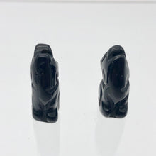 Load image into Gallery viewer, Howling New Moon Carved ObsidianWolf/Coyote Figurine - PremiumBead Alternate Image 8