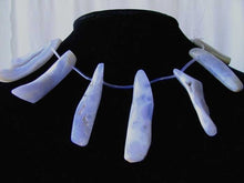 Load image into Gallery viewer, 604cts Natural Blue Chalcedony Bead Strand 110510E - PremiumBead Primary Image 1