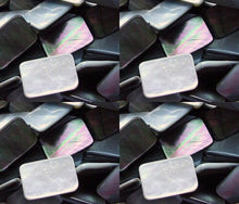 Load image into Gallery viewer, 4 Tahitian Mop Shell Flat Rectangle Beads 4380 - PremiumBead Alternate Image 2