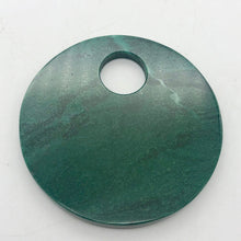 Load image into Gallery viewer, Green African Jade 50mm Pi Circle Pendant Bead - PremiumBead Alternate Image 8