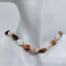 Load image into Gallery viewer, Stunning Patterns Conglomerate Jasper Teardrop Bead Strand 109326