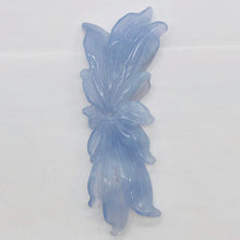 Load image into Gallery viewer, 106cts Exquistely Hand Carved Blue Chalcedony Flower Bead 009850H