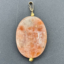 Load image into Gallery viewer, Sunstone 14K Gold Filled Drop/Dangle | 1 1/2" Long | Pink/Red | 1 Pendant |