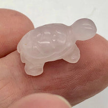 Load image into Gallery viewer, Rose Quartz Carved CharmingTurtle Animal Figurine | 21x12.5x8.5mm | Pink
