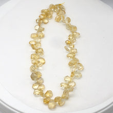 Load image into Gallery viewer, Citrine Faceted Briolette Bead Strand | 13x11 to 11x8x5mm | Golden | 55g |