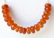 Load image into Gallery viewer, Amazing AAA Spessarite Garnet Faceted Roundel Bead 7468 - PremiumBead Alternate Image 2