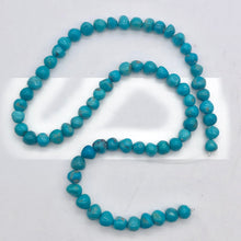 Load image into Gallery viewer, Natural Kingman Turquoise 12 round nugget 5-6mm beads - PremiumBead Alternate Image 5