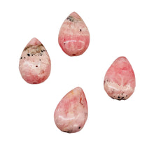 Load image into Gallery viewer, 4 Pink Rhodochrosite 15x10mm Teardrop Beads