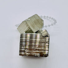 Load image into Gallery viewer, Pyrite Free Form Pendant Bead| 40x22x17 | Gold | 1 Bead |