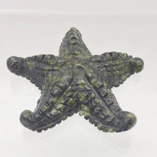 Load image into Gallery viewer, Peridot Jasper Hand Carved Starfish Pendant Bead | 58x57x12mm | Green/Grey - PremiumBead Alternate Image 5