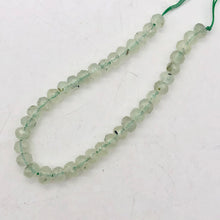 Load image into Gallery viewer, Rare Gemmy Prehnite Faceted Half-Strand | 6x5 or 4mm | Green | Roundel | 36 bds| - PremiumBead Alternate Image 7