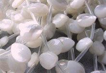 Load image into Gallery viewer, White Ebony Shell Faceted Briolette Bead Strand 104331 - PremiumBead Alternate Image 4