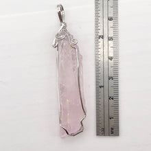Load image into Gallery viewer, Kunzite Wire-Wrap Pink Crystal Pendant |2 5/8 inch long |