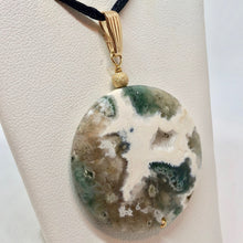 Load image into Gallery viewer, Snowy Forest! Ocean Jasper Druzy & 14Kgf Pendant 510561BG - PremiumBead Alternate Image 3