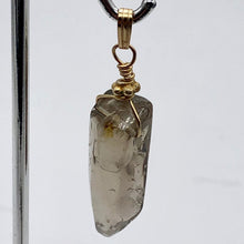 Load image into Gallery viewer, Smoky Quartz 14KGF Wire Wrap Crystal | 1 3/4" Long | Smoky clear | 1 Pendant