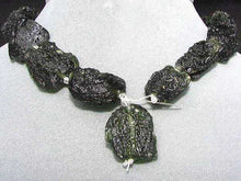 Load image into Gallery viewer, 2 Unique Pendant Size Black Meteor Fragments 13 grams | 28x20x8 to 29x21x8mm | - PremiumBead Alternate Image 5
