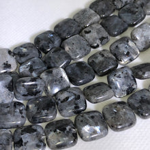 Load image into Gallery viewer, Speckled Labradorite Square Coin Bead Strand 109557 - PremiumBead Alternate Image 2