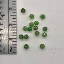 Load image into Gallery viewer, Chrome Diopside Faceted 15 1/2" Strand Round | 3 mm | Green | 135 Beads |
