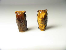 Load image into Gallery viewer, 2 Wisdom Carved Tigereye Owl Beads - PremiumBead Alternate Image 2