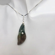 Load image into Gallery viewer, Lily! Fancy Jasper Carved Flower Sterling Silver Pendant | 2" Long | Purple | - PremiumBead Alternate Image 7