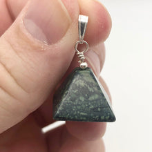 Load image into Gallery viewer, Contemplation! Kambaba Jasper Pyramid and Sterling Silver 1.13" Long Pendant - PremiumBead Alternate Image 5