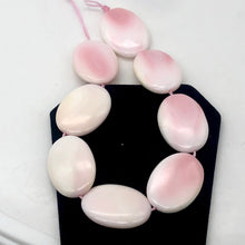 Load image into Gallery viewer, Conch Shell. Oval Half Strand | 25x18x6mm | Pink White | 8 Bead(s)