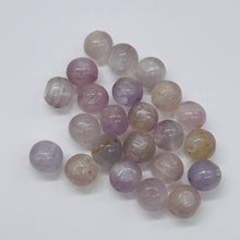 Load image into Gallery viewer, Chatoyant Pale Pink Orchid Faceted Kunzite Beads | 9mm | 4 Beads |