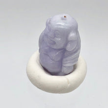 Load image into Gallery viewer, 26.9cts Hand Carved Buddha Lavender Jade Pendant Bead | 21x14.5x10mm | Lavender - PremiumBead Alternate Image 7