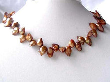 Load image into Gallery viewer, Rich Creamy Carmel Pearl Blister Bead Strand 108329 - PremiumBead Primary Image 1
