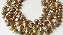 Load image into Gallery viewer, Bubble Champagne Rose Petal Keishi 12.5x7x6mm to 7x7x5mm Pearl Strand 108890 - PremiumBead Alternate Image 2