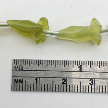 Load image into Gallery viewer, 2 Lovely Carved Serpentine Jade Trumpet Flower Beads | 2 Beads | 16x10mm |8921 - PremiumBead Alternate Image 8