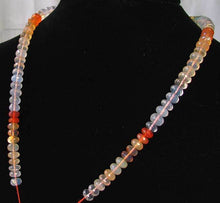 Load image into Gallery viewer, 157.35cts Untreated Graduated Mexican Fire Opal 17" Roundel Bead Strand 10232A - PremiumBead Alternate Image 3