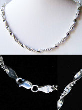 Load image into Gallery viewer, Festive! 20" Silver Bead Herringbone Twist Chain 10027C - PremiumBead Primary Image 1