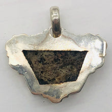 Load image into Gallery viewer, Mother of Pearl Sterling Silver Drop Pendant | 1 3/8" Long | Blue | 1 Pendant