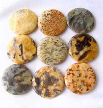 Load image into Gallery viewer, 1 Big Cat Natural Untreated Feldspar 35mm Coin Pendant Bead 7409 - PremiumBead Primary Image 1