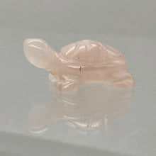 Load image into Gallery viewer, Rose Quartz Carved CharmingTurtle Animal Figurine | 21x12.5x8.5mm | Pink