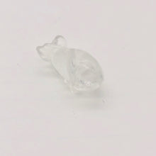 Load image into Gallery viewer, Carved Animal Clear Quartz Whale Figurine Worry Stone | 20x13x11mm | Clear - PremiumBead Alternate Image 2