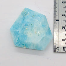 Load image into Gallery viewer, 63cts Druzy Natural Hemimorphite Pendant Bead | Blue | 30x30x8mm | 1 Bead |