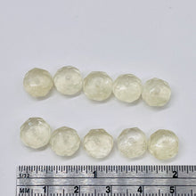 Load image into Gallery viewer, Rare Yellow Calcite Faceted Roundel Beads Strand | 10x5mm | 65 Beads |