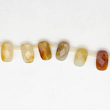 Load image into Gallery viewer, Premium! Faceted Natural Carnelian Agate 18x10x6mm Rectangular Bead Strand - PremiumBead Alternate Image 6