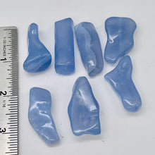 Load image into Gallery viewer, Chalcedony Designer Cut 375ct Pendant Beads| 42x22x10 - 35x23x15mm|Blue| 7 Beads