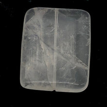 Load image into Gallery viewer, Quartz Orange Rectangular Pendant Bead | 40x30x6mm | Clear |