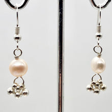 Load image into Gallery viewer, Gorgeous Natural Fresh Water Pearl Solid Sterling Silver Earrings | 1 1/4 inch | - PremiumBead Alternate Image 5