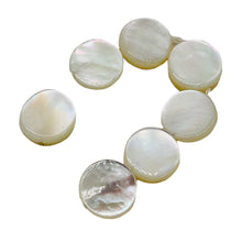 Load image into Gallery viewer, Hot Natural Mother of Pearl Shell Bead Strand | 8x2 mm | 51 Pearls |