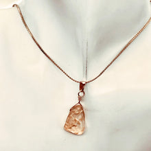 Load image into Gallery viewer, Glowing Golden Citrine Nugget 14K Gold Filled Wire Wrap Pendant | 1 1/4" Long |