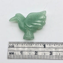 Load image into Gallery viewer, Lovely 2 Hand Carved Aventurine 18x18x7mm Dove Bird Beads | 18x18x7mm | Green - PremiumBead Alternate Image 9
